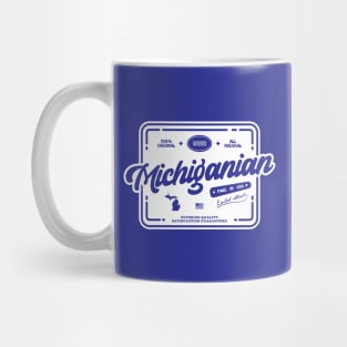 Authentic Michiganian Michigan Fun Print Mug